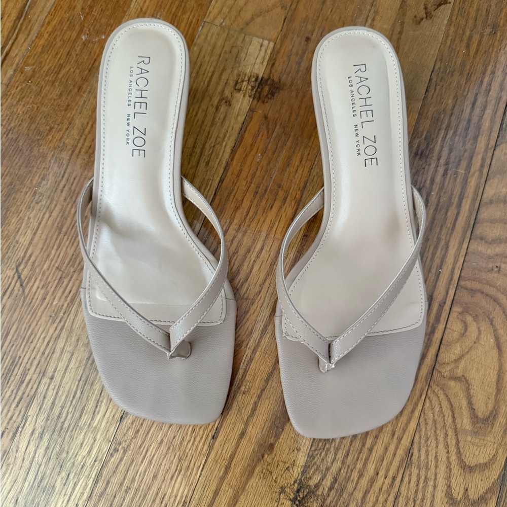 Rachel Zoe Nude Kitten Heels